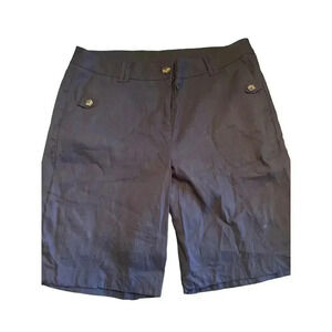 J.JILL linen shorts navy size 10 petite